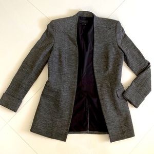 Charcoal Heather Gray boyfriend blazer